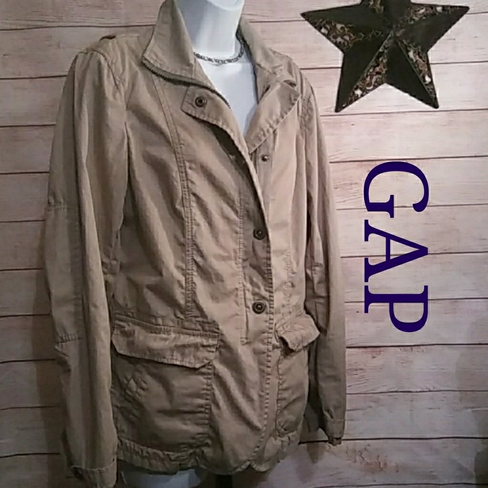 Women GAP Cotton Utility Jacket